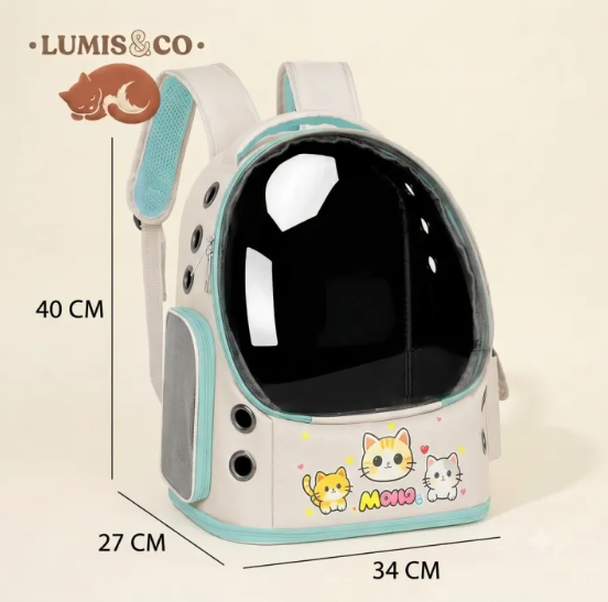 Pet Carrier Backpack with Transparent Dome
