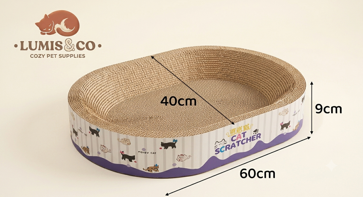 Premium Corrugated Cat Scratcher Bed & Lounge
